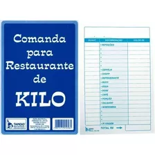 Pacote De Comandas Para Restaurante De Kilo