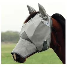 Cashel Crusader Fly Mask Con Orejas Y Nariz Larga Todos Los