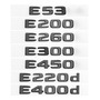 Para Mercedes- Benz E43 E260 Tail Sticker Logo E300d