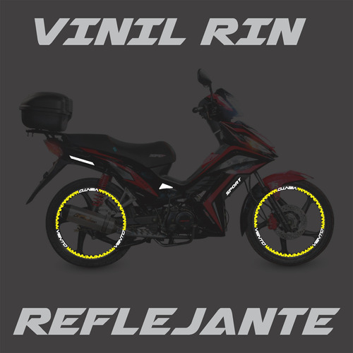 Stickers Vento Intrepid 125 Rin Reflejante Deportivo1 R17+re Foto 4