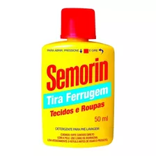 Semorin Tira Ferrugem Detergente Líquido Pré Lavagem 50ml