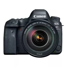 Cámara Canon 6d Mark Ii Con Lente Ef 24-105mm Usm Ii Color Negro