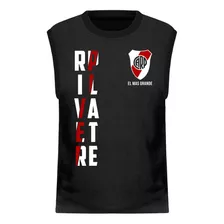 Musculosa Algodón River Plate Escudo Fútbol