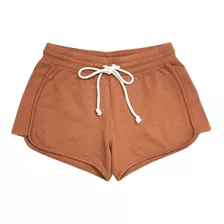 Short De Tiro Medio De Rizo Francés Para Mujer Talla Xl 