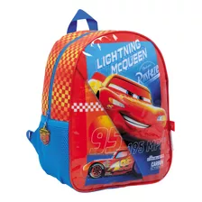 Mochila Disney Cars Cars Color Rojo Con Azul