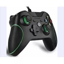 Controle P/ Xbox One Com Fio Joystick Video Game Pc Gamer Cor Preto
