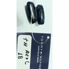 Par Passadores De Couro Azul 18mm Tommy Hilfiger C1