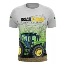 Camiseta Camisa Agro Trator Fazenda Agricultura Uv50