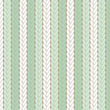 Tricoline Estampado Tricô Menta, 100% Algodão, 50cm X 1,50mt