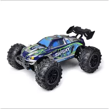 Carrinho De Controle Remoto 50km/h Offroad 4x4 Cor Azul