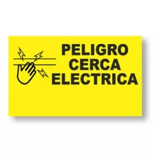 Aviso De Prevención Genérico Para Cercas Electricas