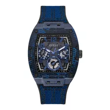 Relojes Caballero Marca Guess Original Phoenix Color De La Correa Azul Color Del Bisel Azul Color Del Fondo Azul