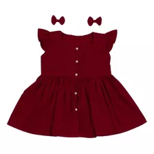 Vestido Infantil E Bebê Rodado De Luxo 100% Algodão Macio