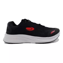 Team Gear Zapatillas Running Hombre Speed X Negro-rojo Ras