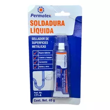 Soldadura Liquida Sellador Tuberias Metal Mofles Tanque 90g