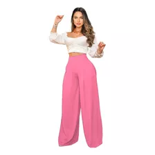 Pantalon De Dama Acampanado Olgado Casual /42