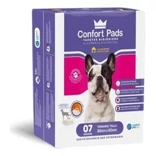 Tapete Higiênico Cães Confort Pads 7 Unidades 80x60