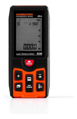 Medidor Laser Distancia Hamilton Md40 Mts Cinta Metrica Dgm