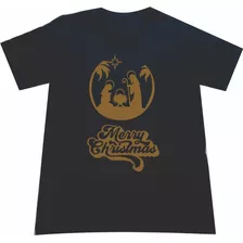 Camisetas Navidad Pesebre Navidad Adultos Niños