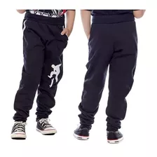 Calça Moletom Infantil Masculina Joggings 05 Peças Atacado