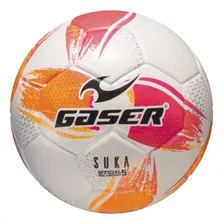 Balón Fútbol Gaser Suka Laminado Color Naranja/rosa