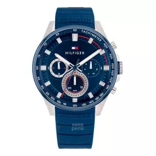 Reloj Tommy Hilfiger 1791970 De Hombre Color Azul