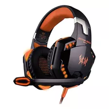 Fone De Ouvido Headset Gamer Kotion Each G2000 Preto/laranja