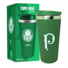 Copo Térmico Emborrachado Palmeiras Inox Original Oficial