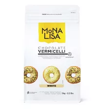 Granulado Belga Branco Monalisa Vermicelli 1kg Callebaut