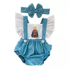 Romper Nossa Senhora Da Aparecida Body Mesversário Batizado