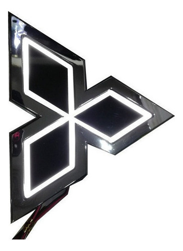 Adecuado Para Mitsubishi 5d Led Logo Coche 11.8x 10.2cm Foto 3