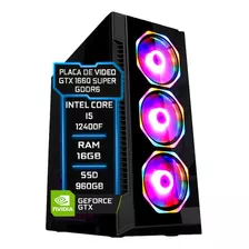 Pc Gamer Fácil Intel I5 12400f 16gb Ssd 960gb Gtx 1660 Super