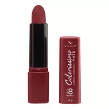 Labial Vogue Colorissimo Cremoso Mate 4g Acabado Hidratante Color Manzana Roja