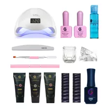 Kit Constructor De Uñas Acrilicas En Polygel De 30 Ml