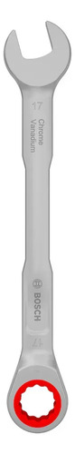 Llave Combinada Con Crique Bosch Pro 17mm X 223mm Gris