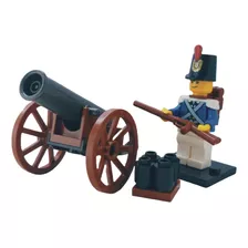 Soldado Minifigura Artilleria Guerra Napoleon Francia