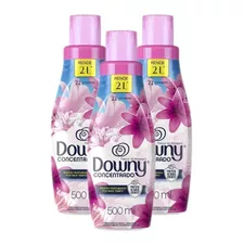 Kit 3 Amaciante Downy Concentrado Frescor De Primavera 500ml