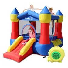 Airmyfun Casa Inflable De Salto Con Soplador De Aire, Toboga