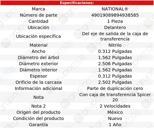 Retn Caja Transferencia Del National P/ford Bronco 72 A 76 Foto 3