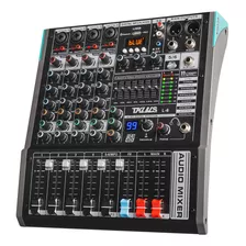 Tklbls L6 Mezclador 6 Canales 99 Dsp Controlador De Audio Dj