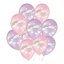 Balão De Festa Chuva De Amor - Rosa 9 23cm - 25 Uni