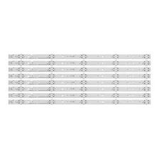 Kit 8 Barras Leds Tc-49ds630b Tc-49es630b Novas C/ Nota