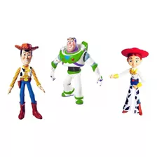 Kit Toy Story Woody + Jessie + Buzz Lightyear Infantil 