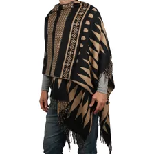 Ruana Poncho Mantón Hombre Étnico Guarda Pampa