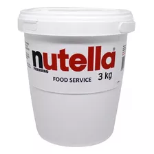 Nutella 3kg Grande Gigante Balde Avelã Original