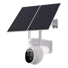 Camera De Segurança Solar 4k Wi-fi A Prova D'água Visão 360