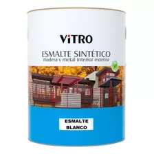 4lts Pintura Esmalte Sintético Brillante Vitro 26 Colores 