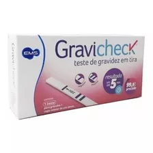 Teste De Gravidez Tira Gravickeck Ems 99,9% De Previsão 5mi