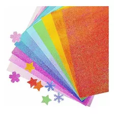 Papel Decorativo - Glitter Origami Paper, 50 Sheets Colored 