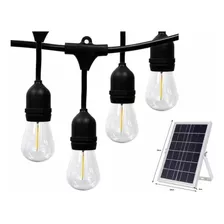 Serie Solar Vintage De 7.6 Metros Focos E12 Vintage